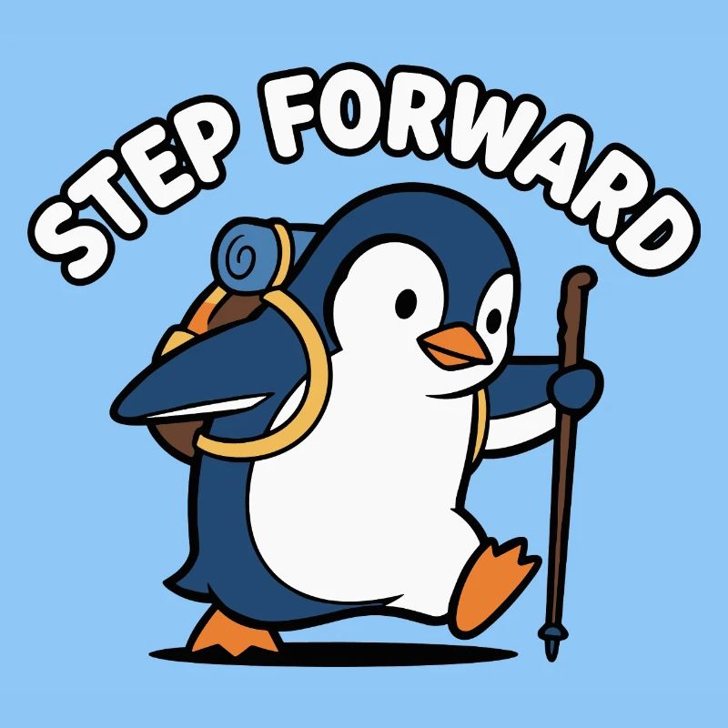 Forward Step Penguin