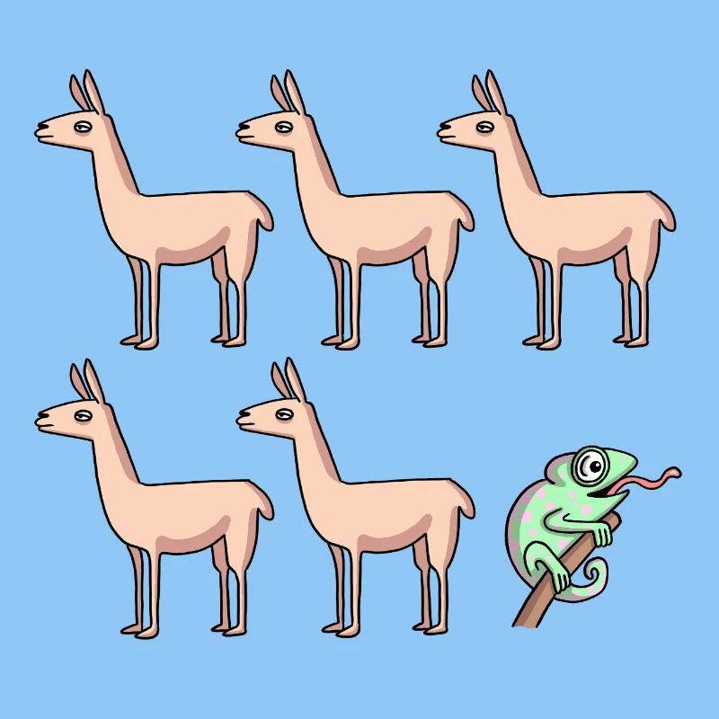 Caméléon Llama