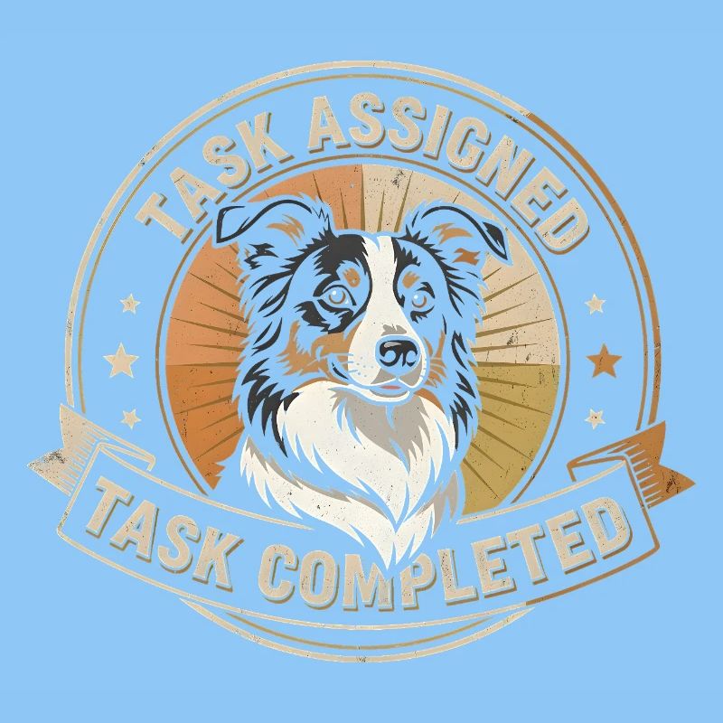 Task completed | Border Collie Badge