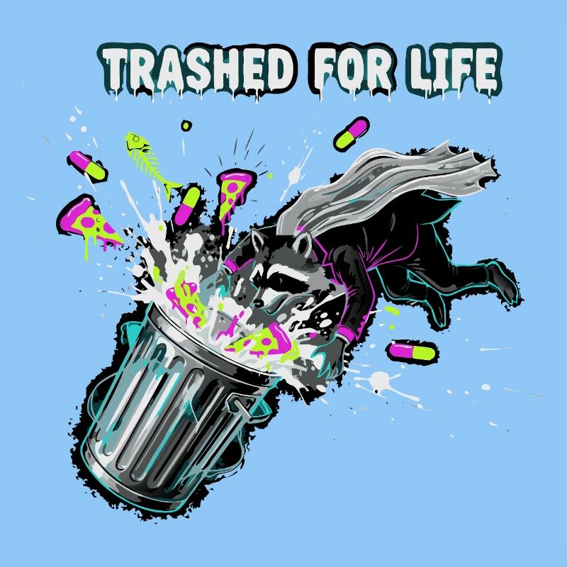 Trashed for Life Waschbär