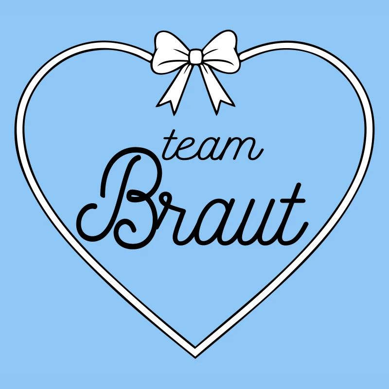 Team Bridal Heart Bow Design