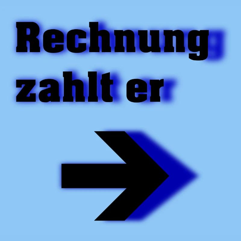 Rechnung zahlt er