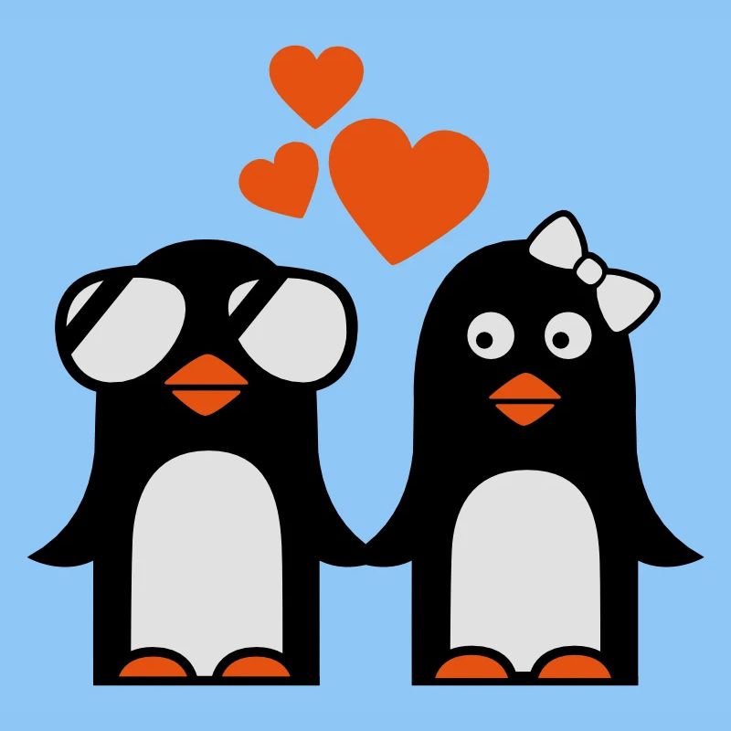 pinguine liebe valentinstag