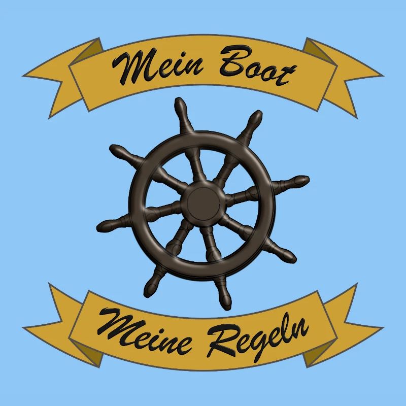 My Boat, My Rules - Skipper Fun Gift