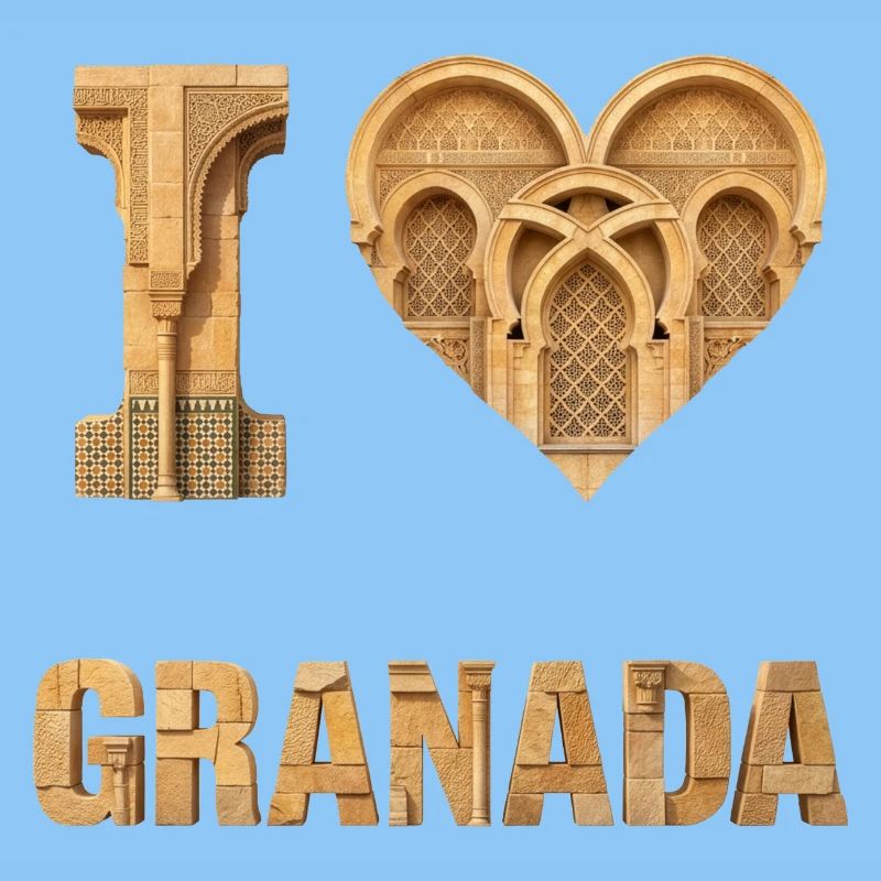 I Love Granada – Architecture Heart