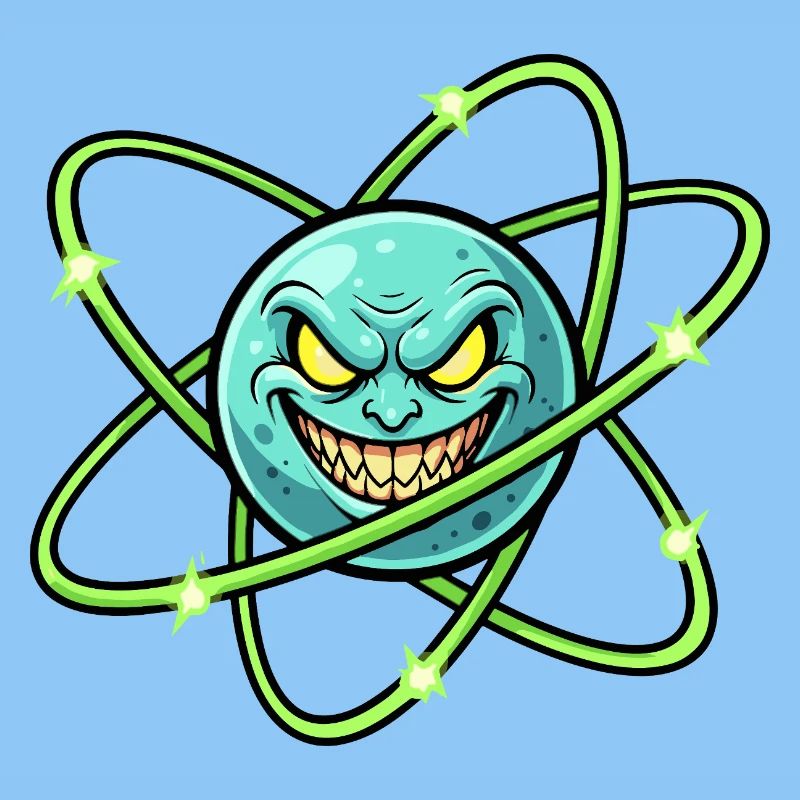 Grim Moon with Atomic Ring