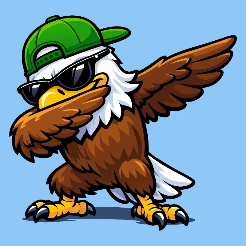 Aigle à l’eau à dabber