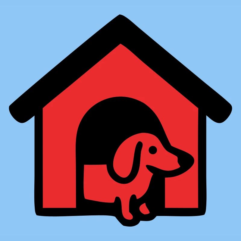 Dackel Hundehütte Haus Icon