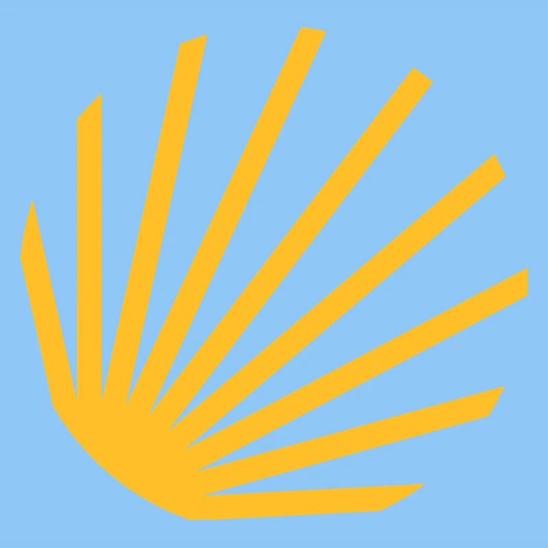 Symbole d'une coquille Saint-Jacques