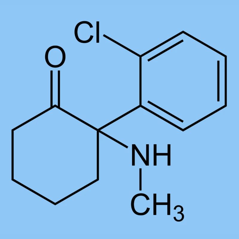 Ketamine structural formula