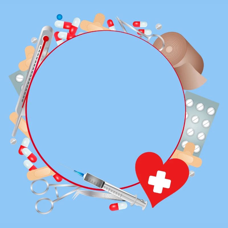 First aid kit or first aid kit as a frame