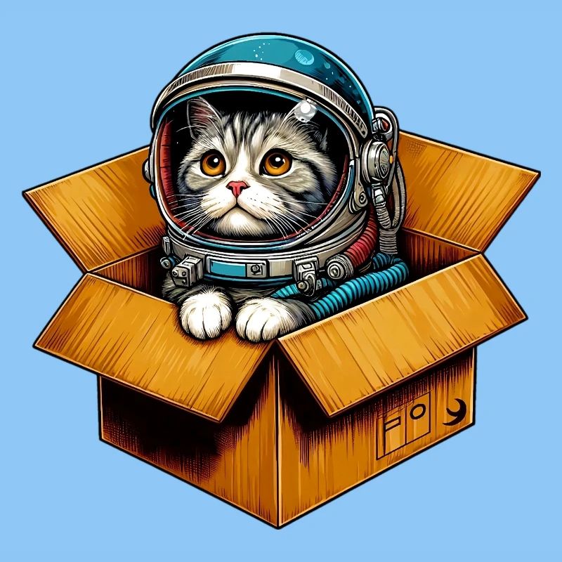 Astronaut Katze