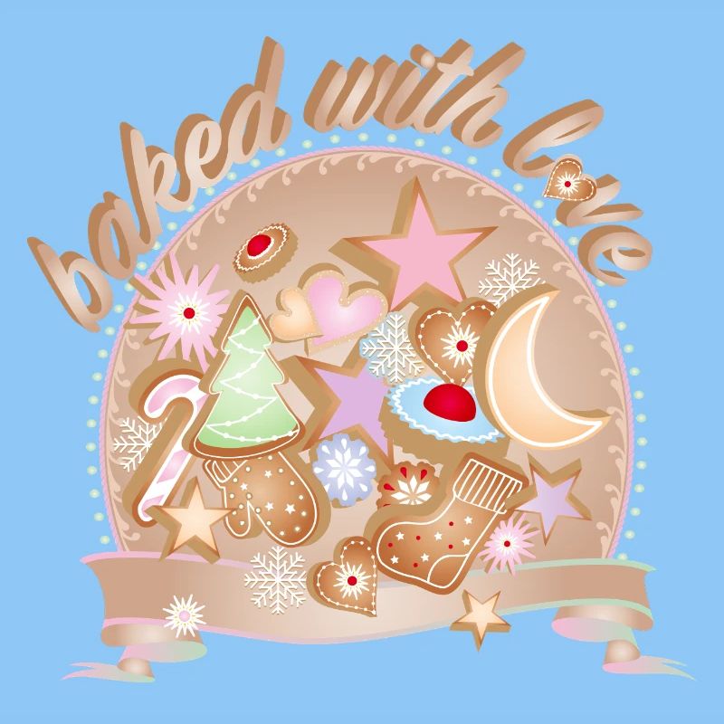 Bunte Weihnachtsplätzchen – Gebacken mit Liebe