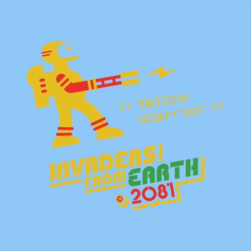 Invaders From Earth 2081 YELLOW WARRIOR