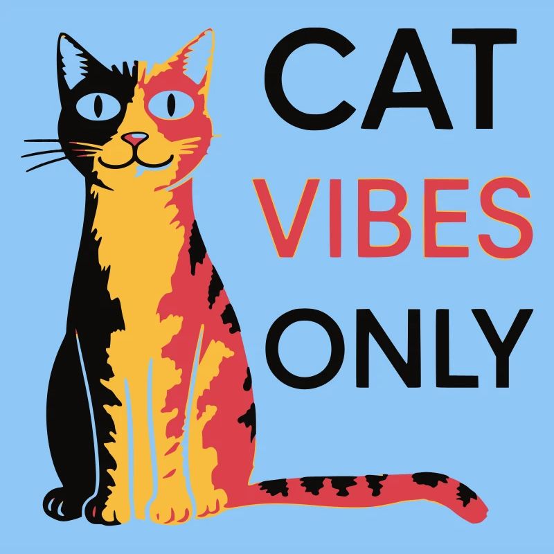 Katzen Vibes Only Design