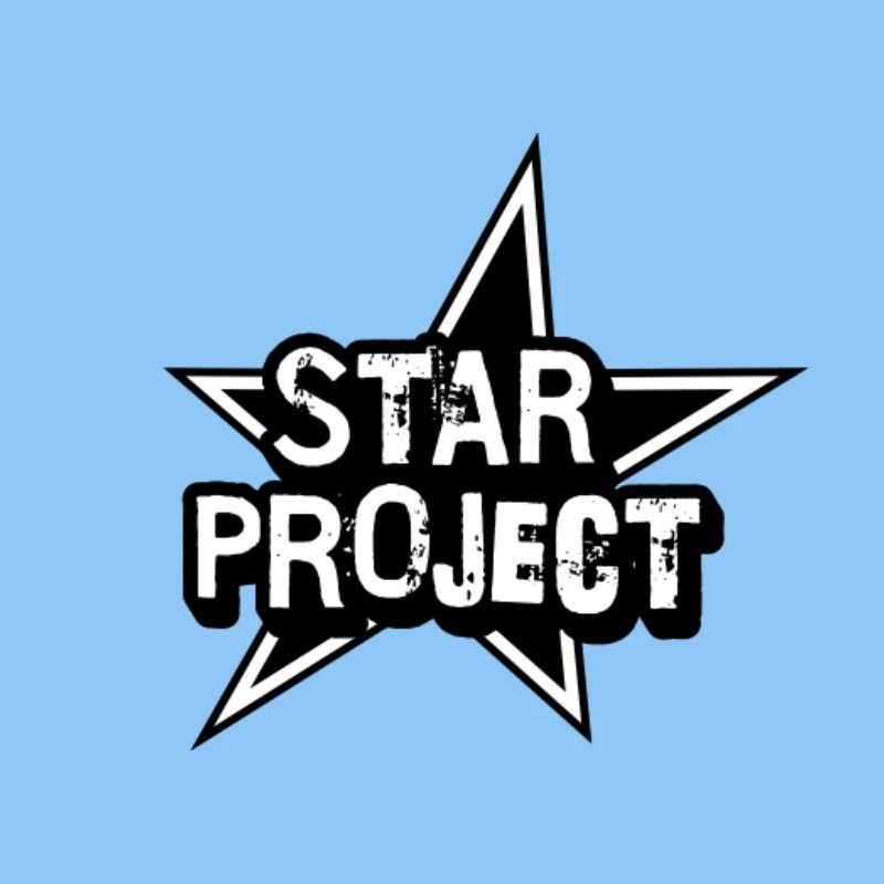 Star Project Grunge Logo