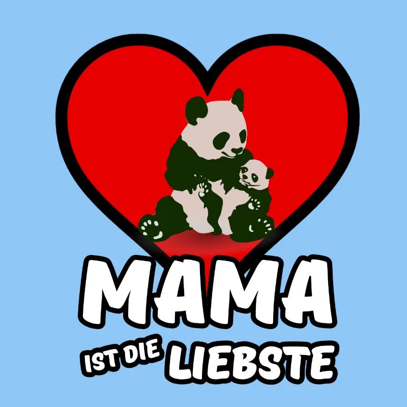 Mama ist die Liebste - Mutter, Muttertag, Geschenk