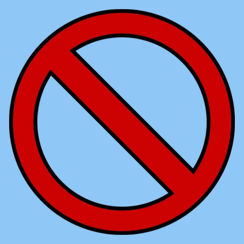 Verboten Schild Geschenk Idee