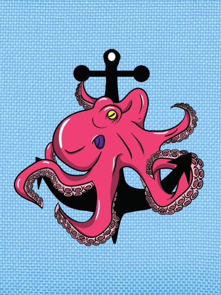 Octopus - octopus - ancre