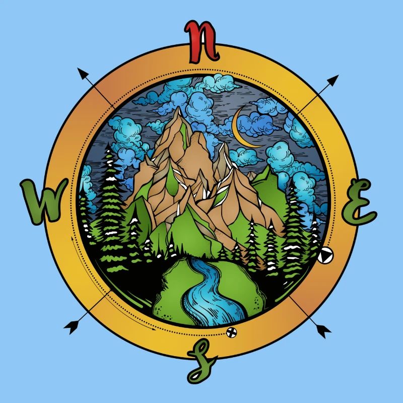 Kompass und Natur Compass