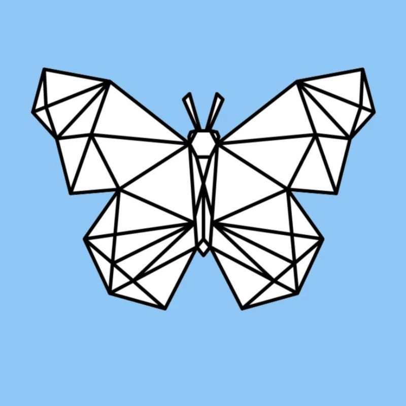 Conception de papillon simple