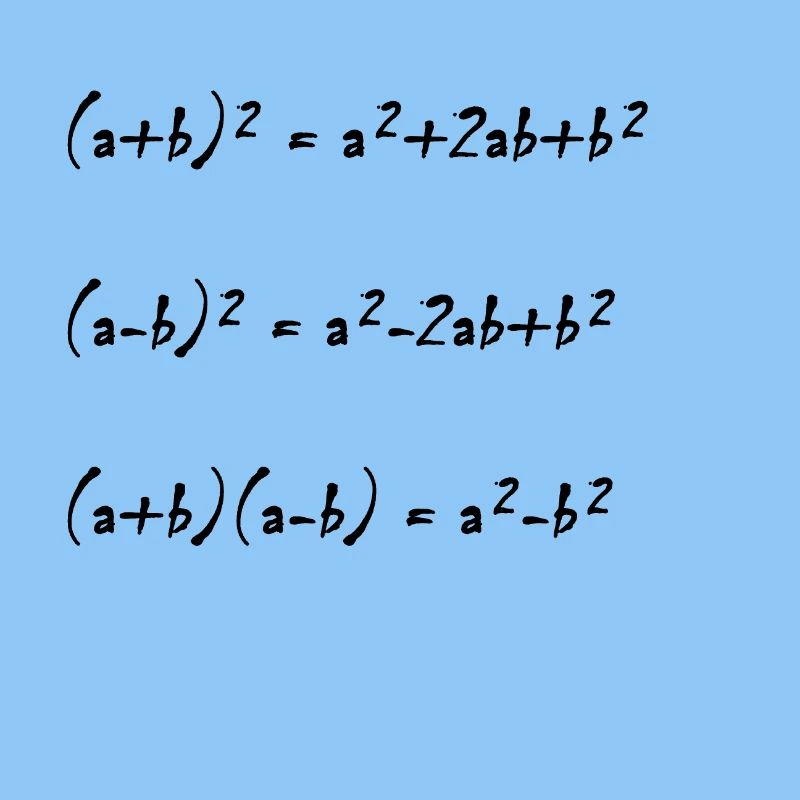 Binomial Formulas Math Design Gift Idea