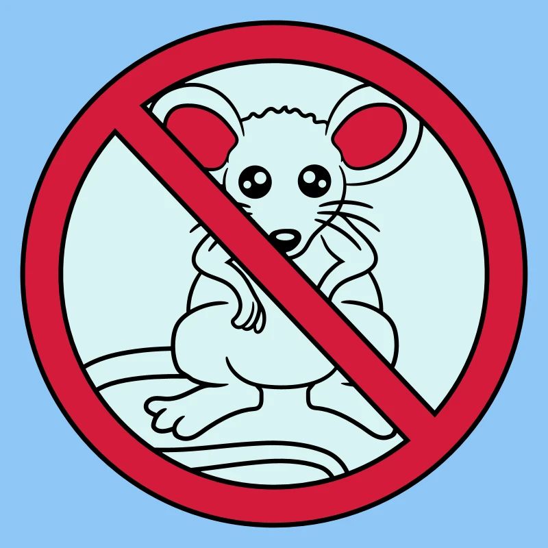 signe interdit a barré pas de souris suess n