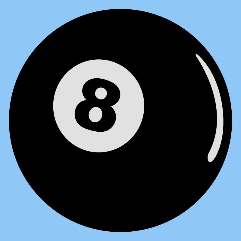 Billard Kugel schwarze 8 Ball Geschenk Pool