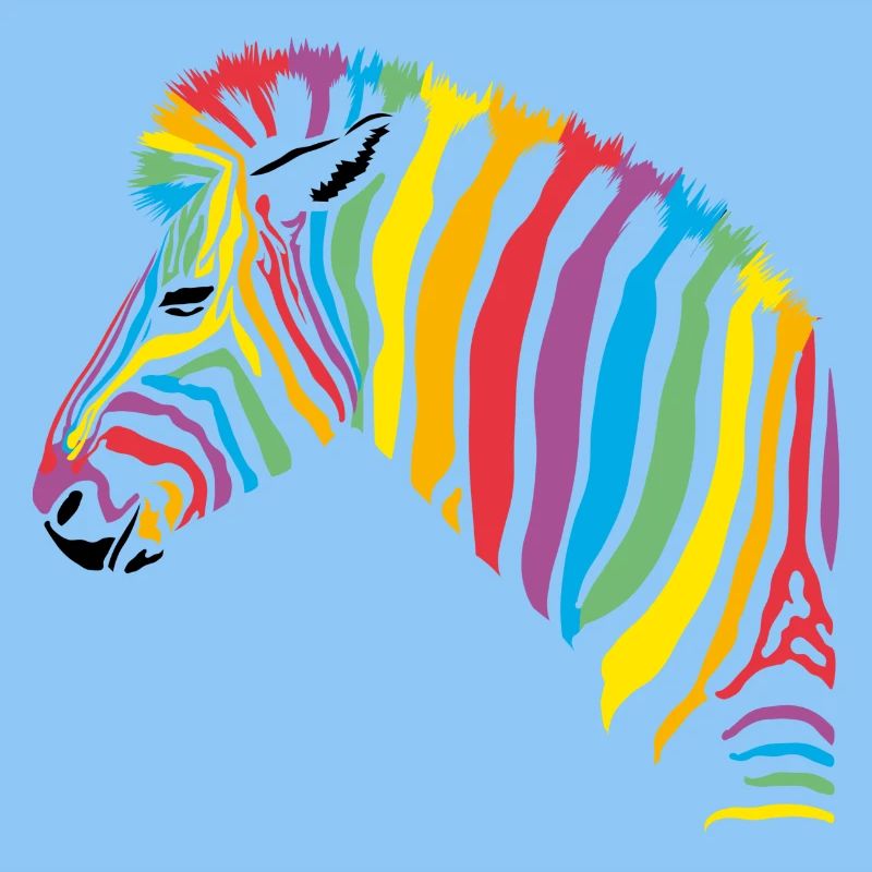 rainbow zebra