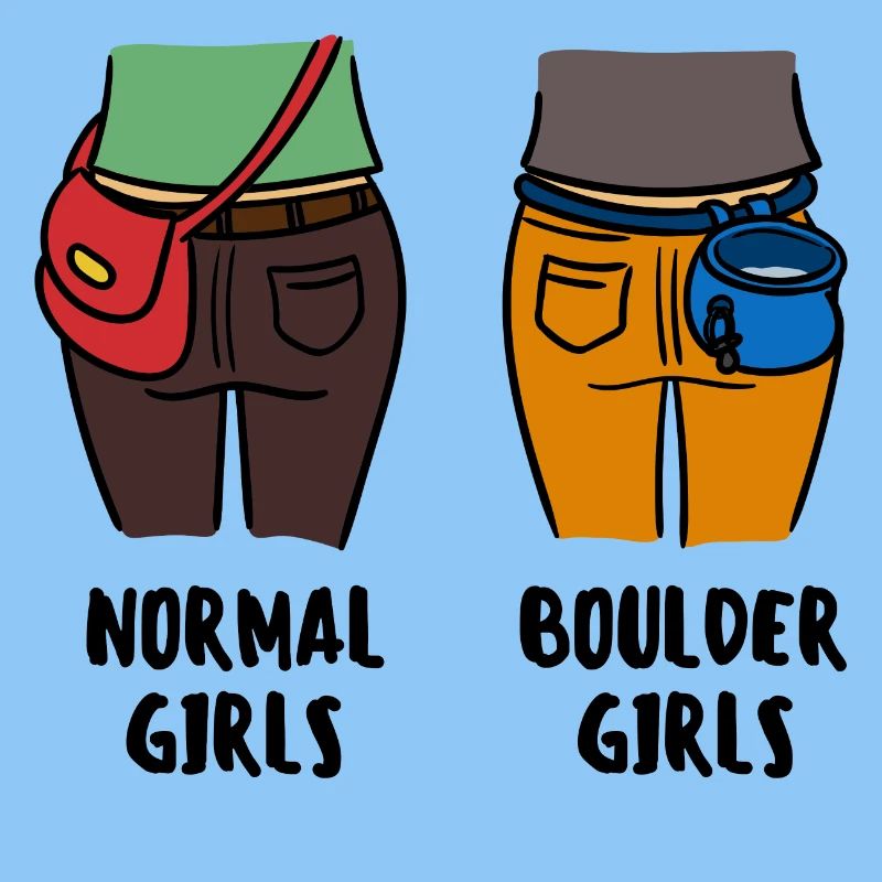 Boulder Boulderer Climbing Mountaineering Funny