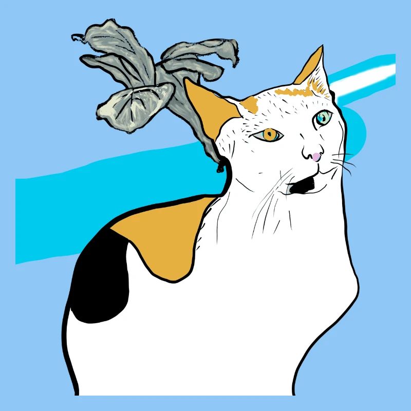 sitzende Katze