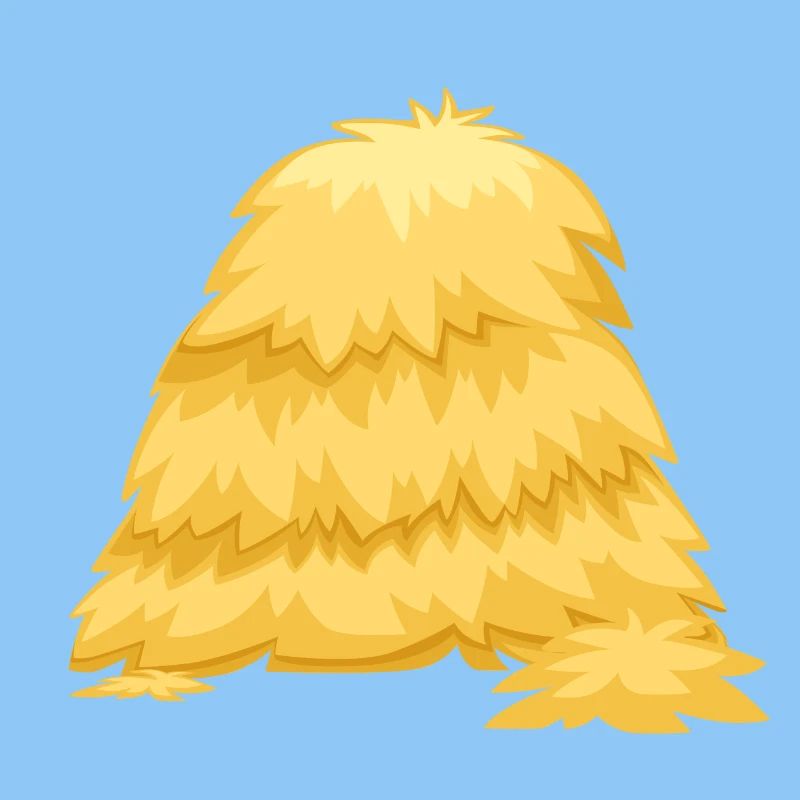 Why is there straw here?