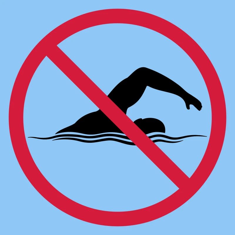 Nage de bouclier interdite