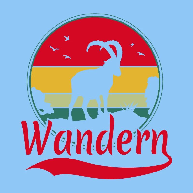 Wandern Steinbock Berge Alpen