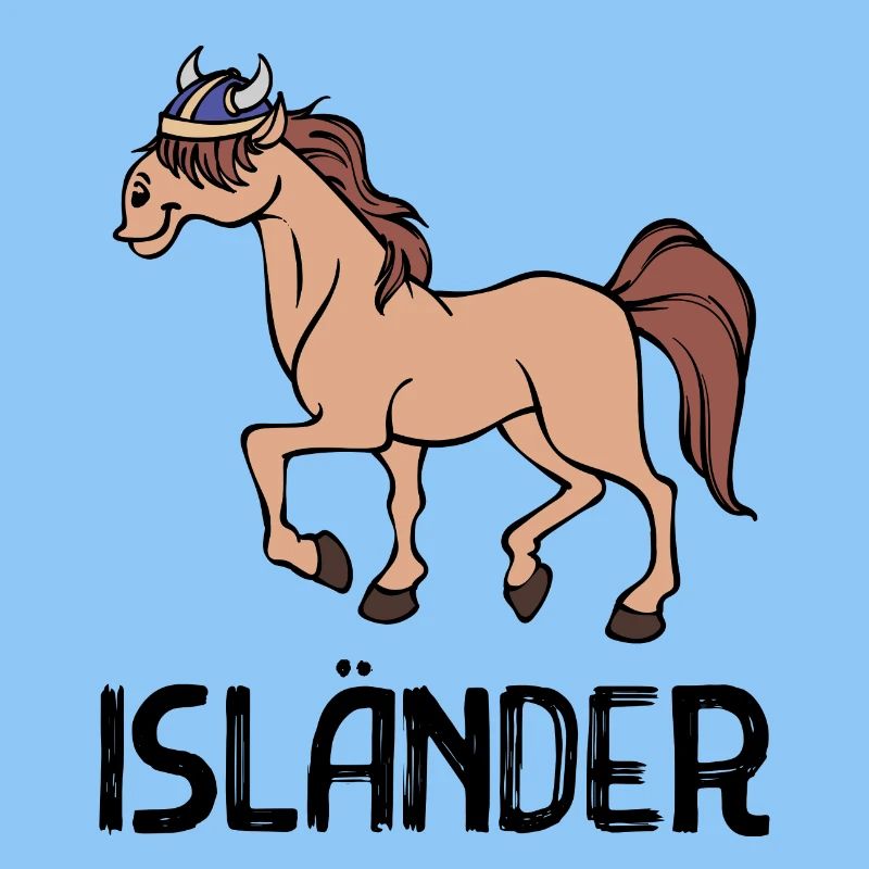 Isländer Pferdenarr Trab Islandpferde Spruch