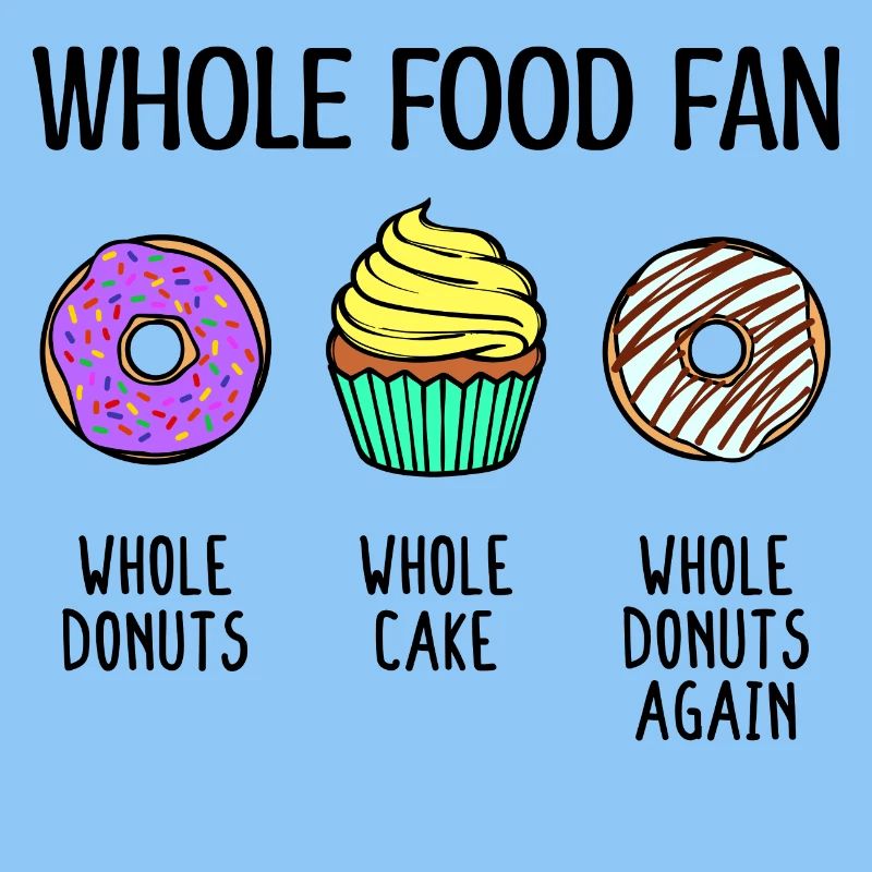 Snacking Donut Cupcake Statement Sweets Delicious