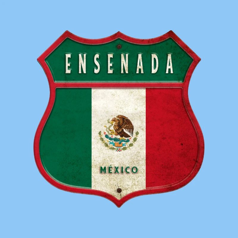 Ensenada Mexico crest design