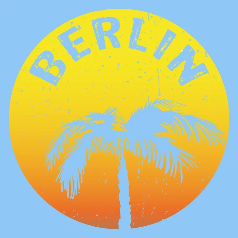 Berlin claim round with palm tree