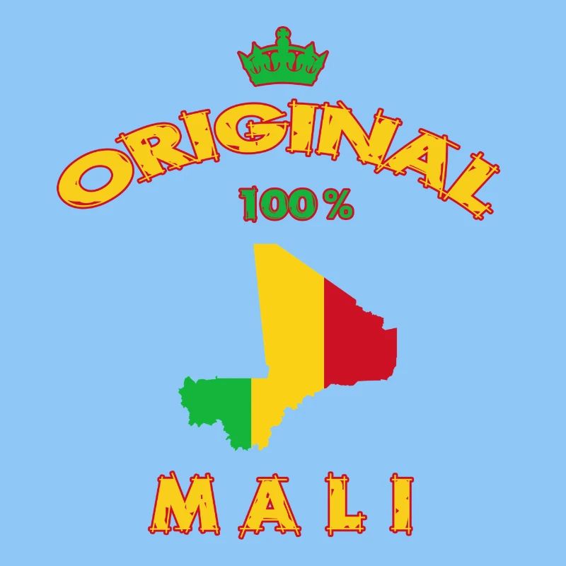 Drapeau du Mali 100 % original