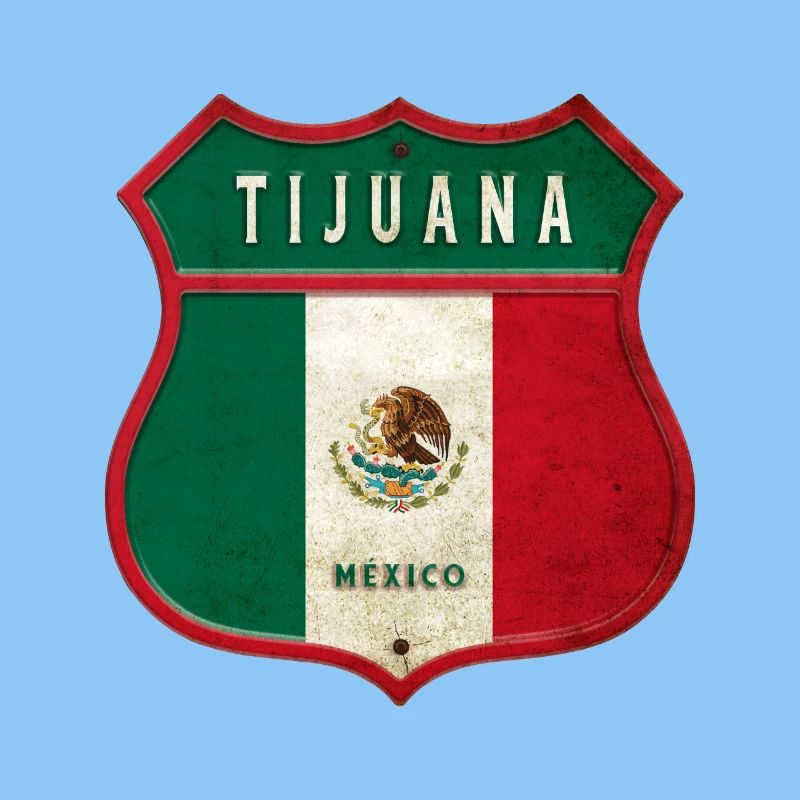 Tijuana Mexiko Wappen Design