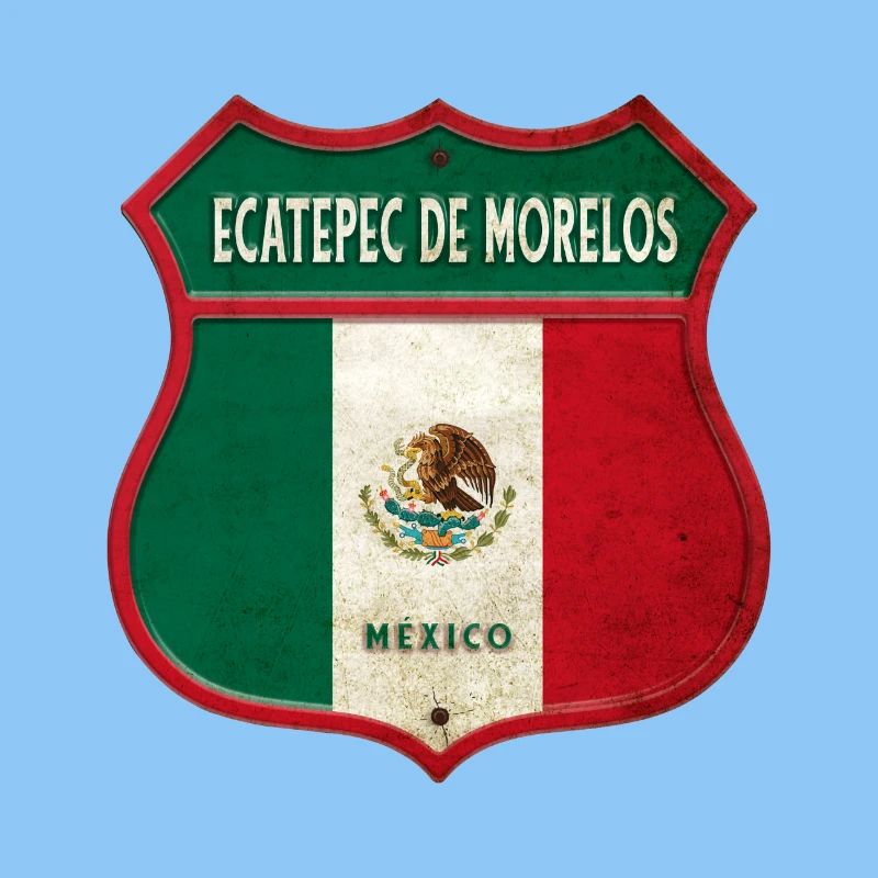 Ecatepec de Morelos Mexiko Wappen Design