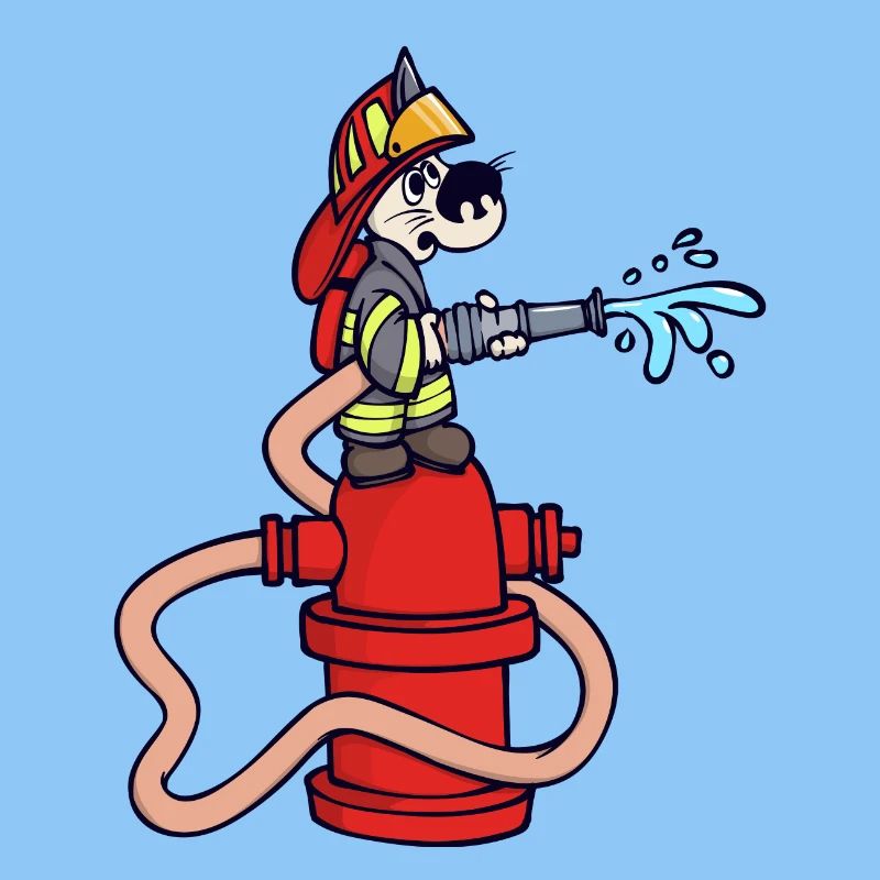 Firefighter Fire Hose Fire Brigade Fire