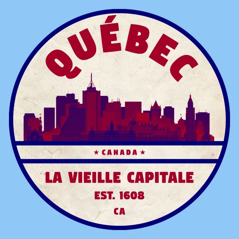 Silhouette de la Vieille Capitale au Québec