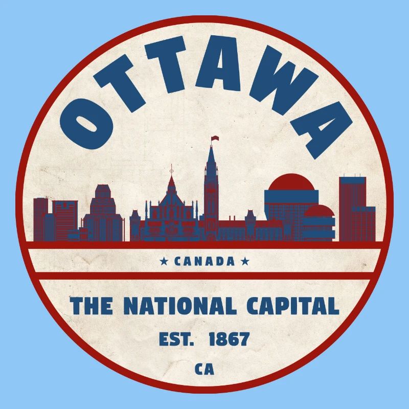 Ottawa Skyline Retro