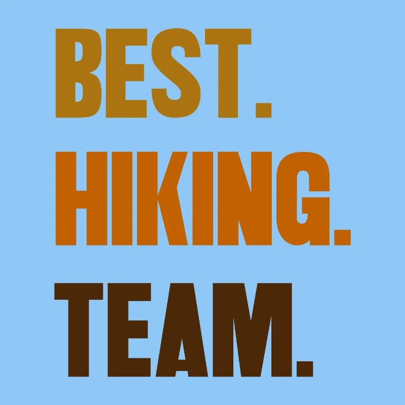 Wandern Team Wanderer Statement Wanderwege