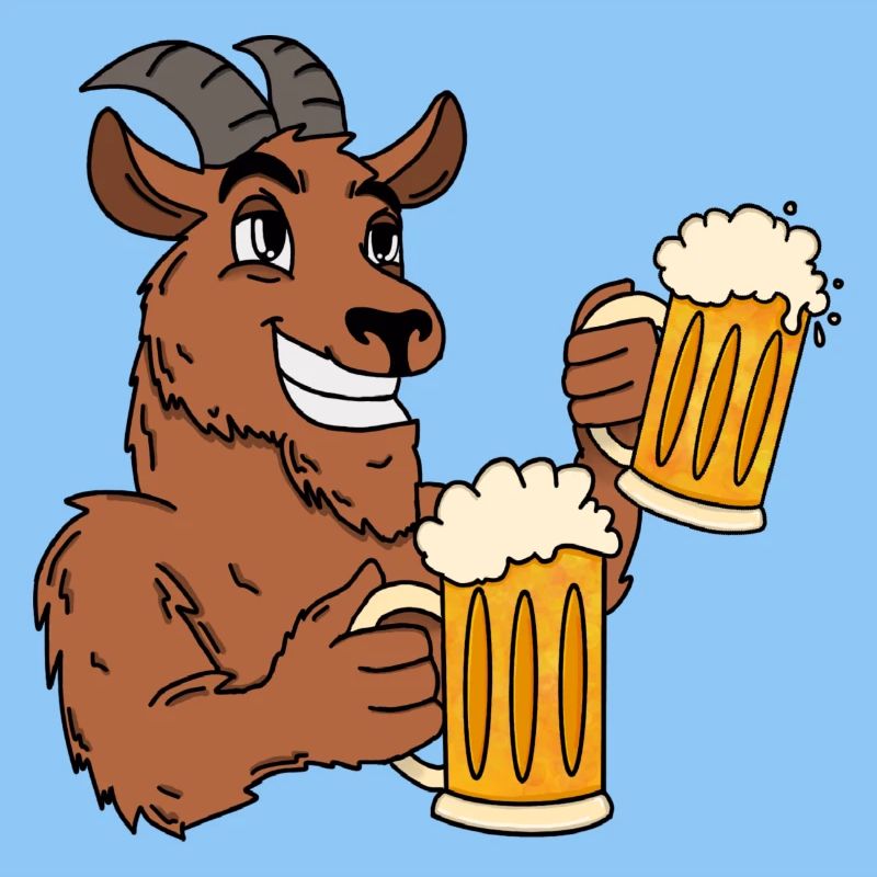 Saufender Bock