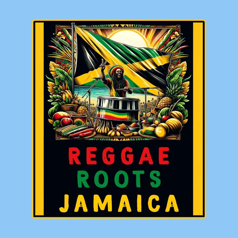 Reggae roots Jamaïque
