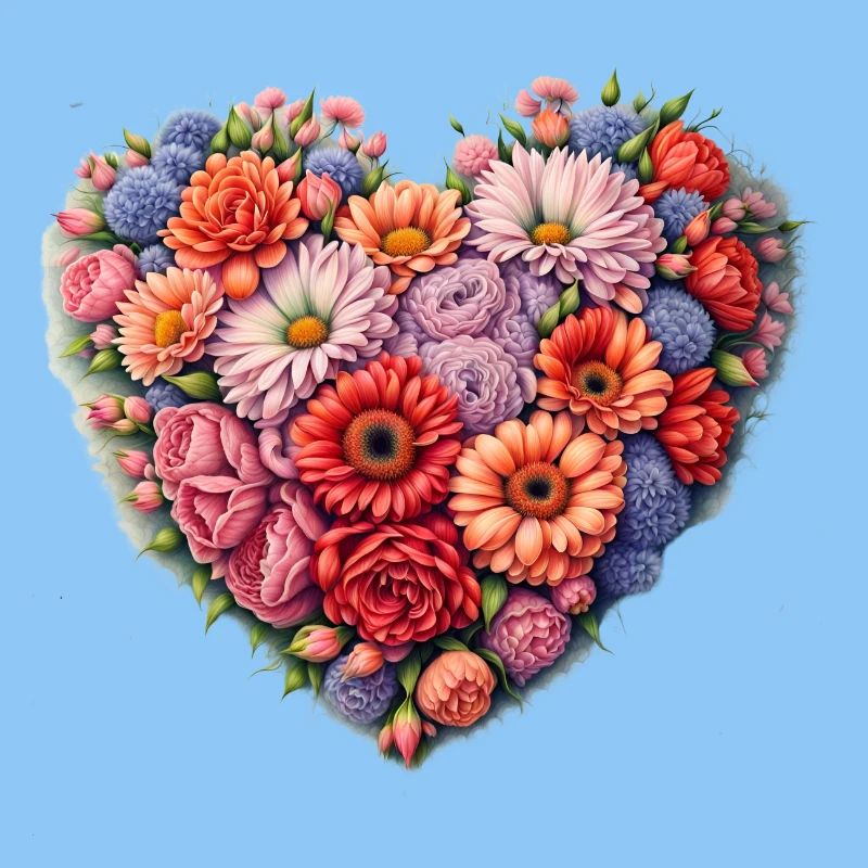 Blumenherz Farbpalette