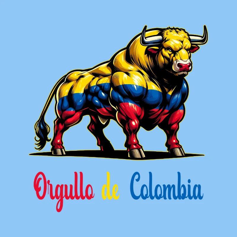 C'est la fierté du drapeau de la Colombie