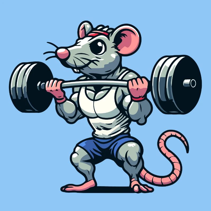 Mighty Mouse Lifter: Der Workout-Krieger
